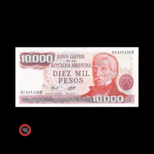 ARGENTINA 10000 PESOS LEY 18188 1978 BOT#2485 COL#668g