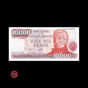 ARGENTINA 10000 PESOS LEY 18188 1978 BOT#2487a COL#662l