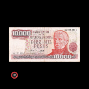 ARGENTINA 10000 PESOS LEY 18188 1979 BOT#2488a COL#662n