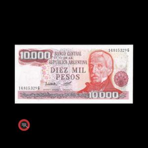 ARGENTINA 10000 PESOS LEY 18188 1980 BOT#2492 COL#663e