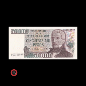 ARGENTINA 50000 PESOS LEY 18188 1979 BOT#2497b COL#665c