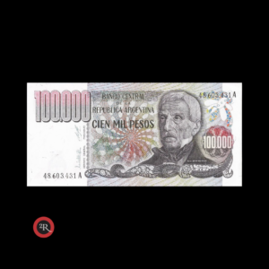 ARGENTINA 100000 PESOS LEY 18188 1980 BOT#2503 COL#667b