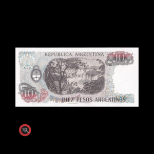 ARGENTINA 10 PESOS ARGENTINOS 1983 BOT#2611 COL#678a